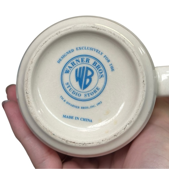 Rare Burbank Baseball Club Mug Bugs Bunny Warner Bros Champions Vintage 1993 - Picture 4 of 5